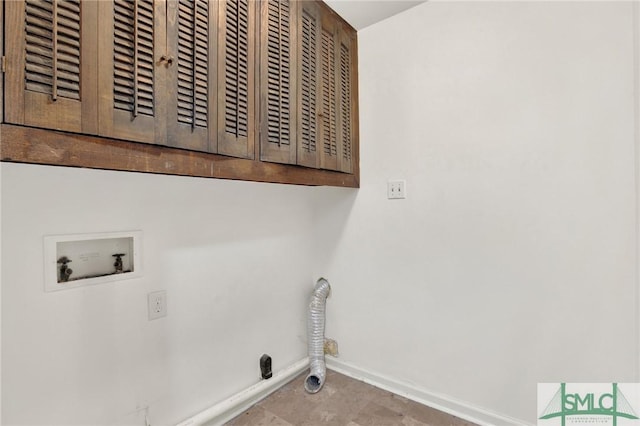13 Burnt Tree Rd, Savannah, GA 31419 - laundry area featuring cabinet space and hookup for a washing machine