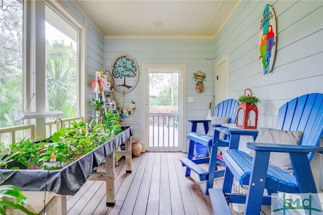 57 Delegal Rd, Savannah, GA 31411 - sunroom featuring hardwood / wood-style flooring