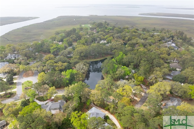 57 Delegal Rd, Savannah, GA 31411 - aerial view featuring a water view