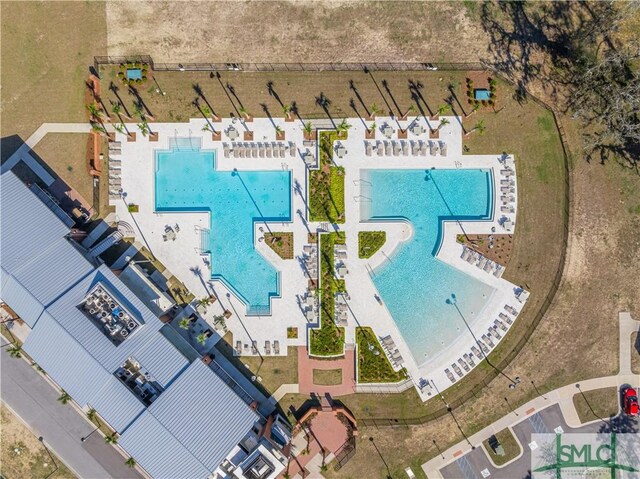 drone / aerial view