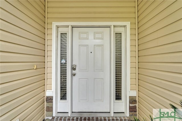 view of entrance to property