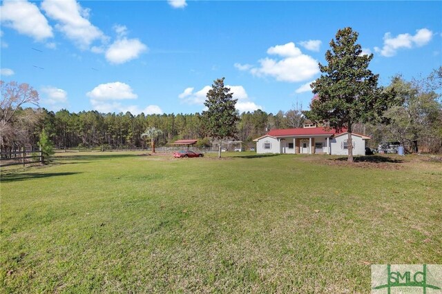 1505 Wilson Rd, Brooklet, GA 30415 - view of yard
