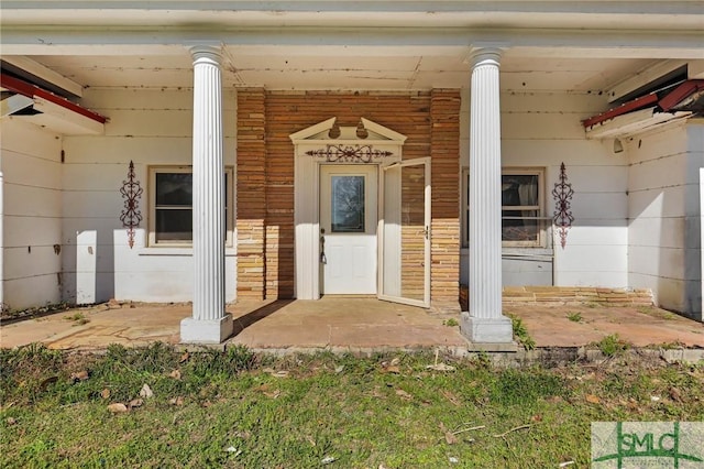 1505 Wilson Rd, Brooklet, GA 30415 - property entrance featuring covered porch