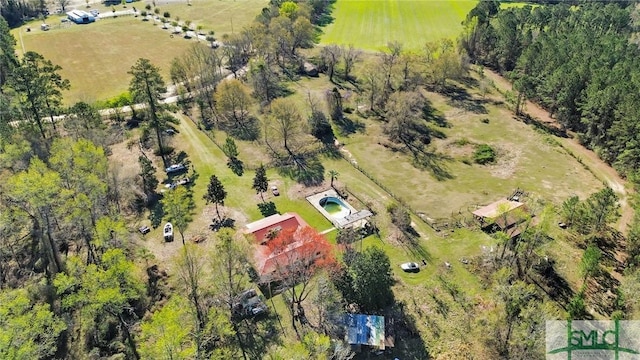 1505 Wilson Rd, Brooklet, GA 30415 - aerial view with a rural view