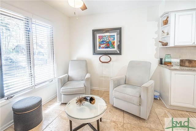 69 Brown Pelican Dr, Savannah, GA 31419 - sitting room featuring plenty of natural light and baseboards