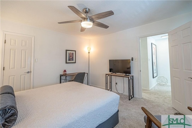 69 Brown Pelican Dr, Savannah, GA 31419 - carpeted bedroom featuring ceiling fan and baseboards