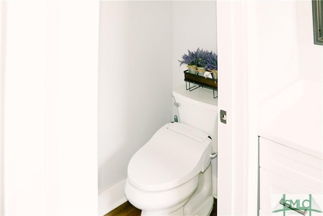 bathroom with toilet
