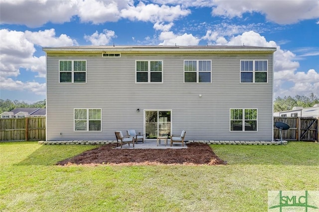 106 Cedar Ridge Dr, Guyton, GA 31312 - back of property with a patio area