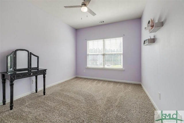 106 Cedar Ridge Dr, Guyton, GA 31312 - carpeted spare room featuring ceiling fan and baseboards