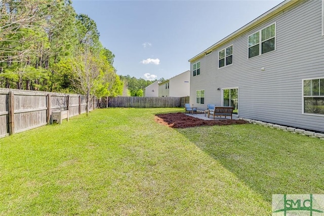 106 Cedar Ridge Dr, Guyton, GA 31312 - view of yard with a patio