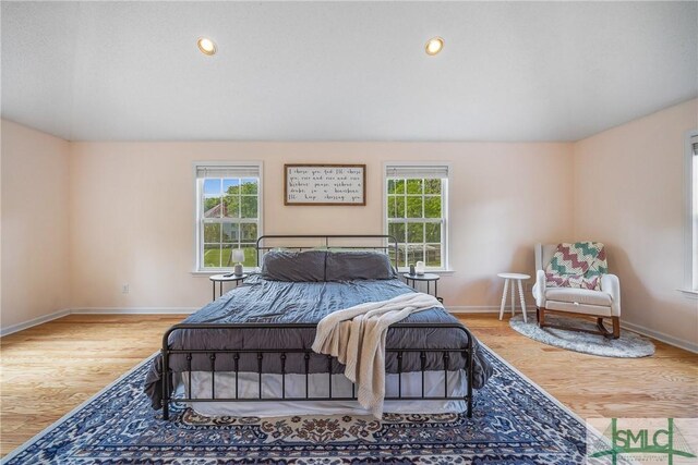 229 Golden Dr, Rincon, GA 31326 - bedroom featuring wood finished floors, recessed lighting, and baseboards