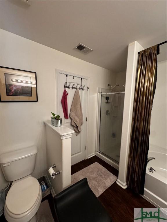 226 Ventura Pl, Pooler, GA 31322 - bathroom with wood finished floors and toilet