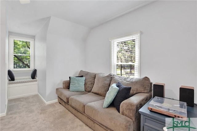 5 Wigmore Cir, Savannah, GA 31410 - living area with carpet floors and baseboards
