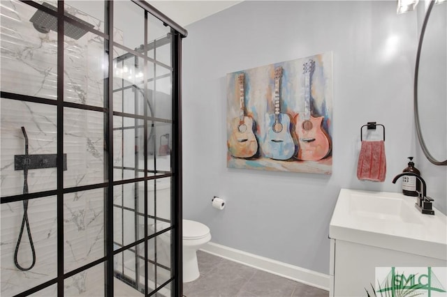 5 Wigmore Cir, Savannah, GA 31410 - full bathroom with toilet, tiled shower, vanity, and baseboards