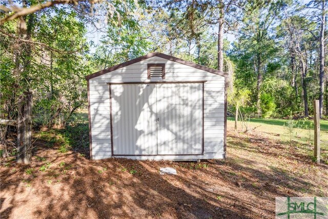 3411 Ponderosa Rd, Portal, GA 30450 - view of shed