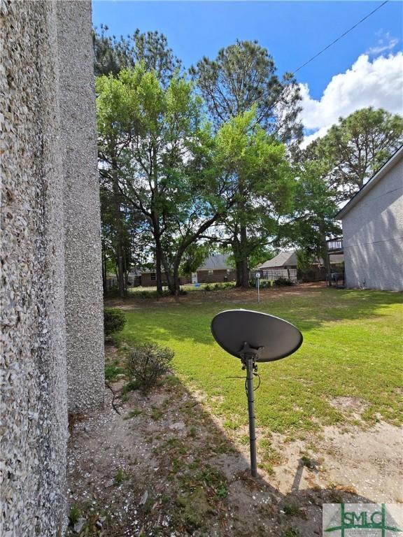 view of yard featuring a gazebo