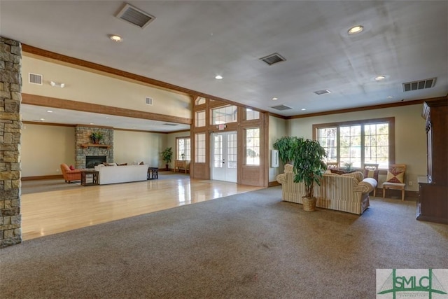7 Falkland Ave, Savannah, GA 31407 - common area with crown molding and recessed lighting