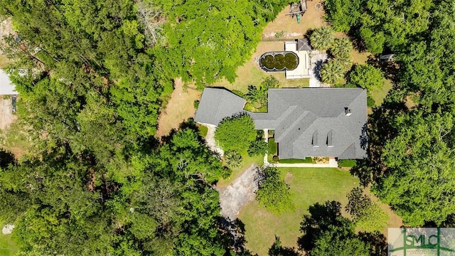 drone / aerial view