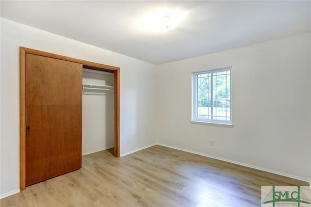 12445 Deerfield Rd, Savannah, GA 31419 - unfurnished bedroom featuring light wood finished floors and baseboards