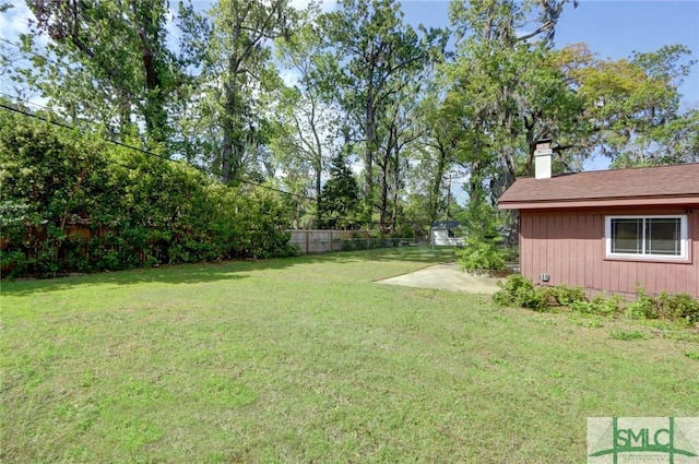 12445 Deerfield Rd, Savannah, GA 31419 - view of yard featuring fence