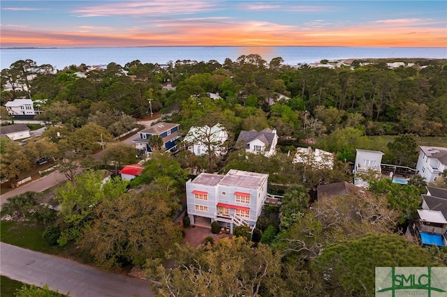 1111 Laurel Ave, Tybee Island, GA 31328 - aerial view at dusk of a water view
