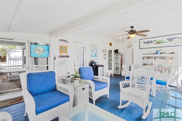 712 2nd Ave, Tybee Island, GA 31328 - interior space featuring beamed ceiling