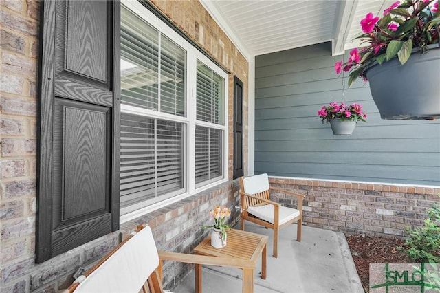 view of patio / terrace featuring a porch