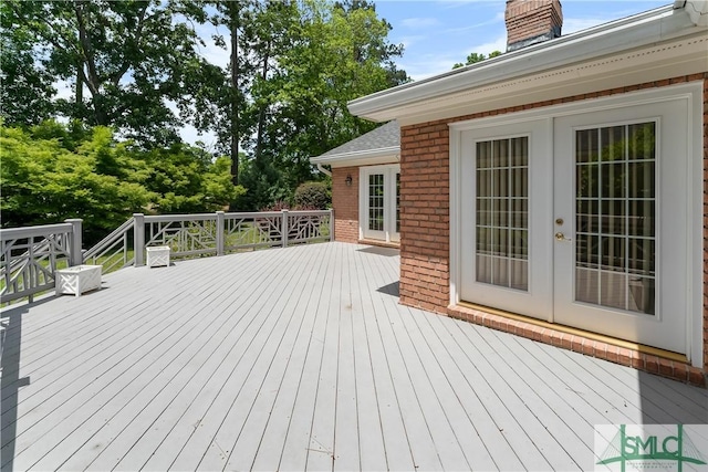 16 Oak Park Pt, Savannah, GA 31405 - deck featuring french doors