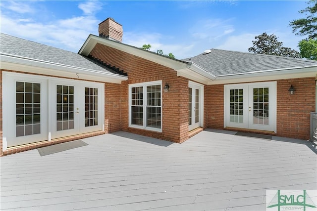 16 Oak Park Pt, Savannah, GA 31405 - deck featuring french doors