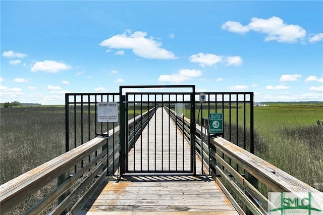 exterior space featuring a rural view
