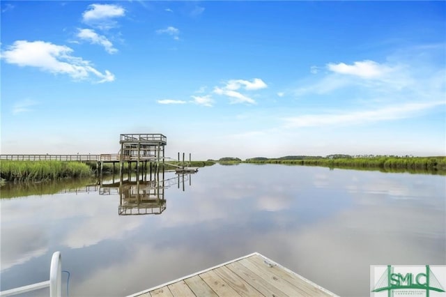 12300 Apache Ave Unit 1212, Savannah, GA 31419 - dock featuring a water view