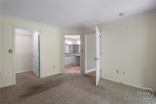 12300 Apache Ave Unit 1212, Savannah, GA 31419 - carpeted empty room with crown molding, baseboards, and a smoke detector