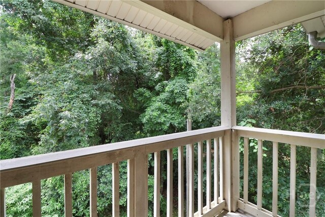 12300 Apache Ave Unit 1212, Savannah, GA 31419 - balcony with a forest view
