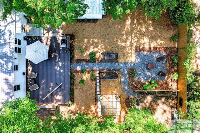 aerial view