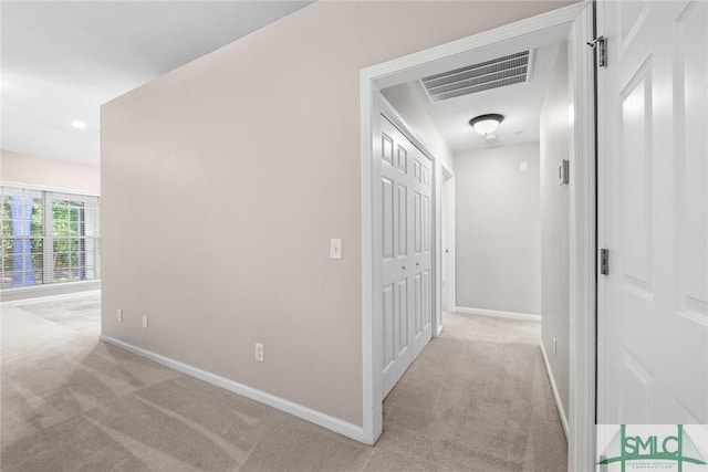 153 Fire Thorn Ln, Pooler, GA 31322 - corridor featuring carpet floors, baseboards, and visible vents