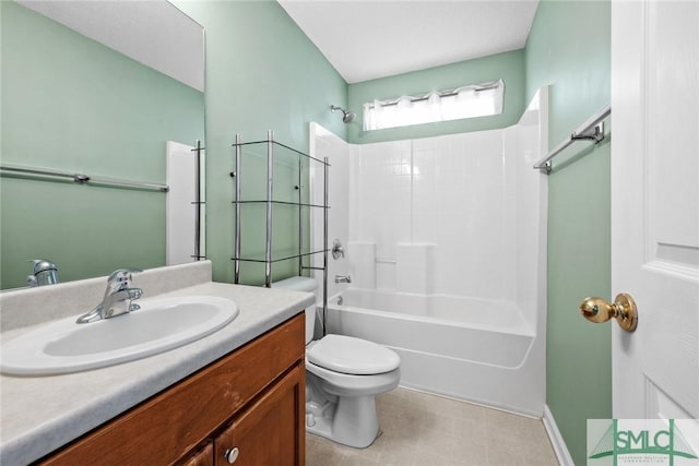153 Fire Thorn Ln, Pooler, GA 31322 - bathroom with toilet, shower / tub combination, and vanity