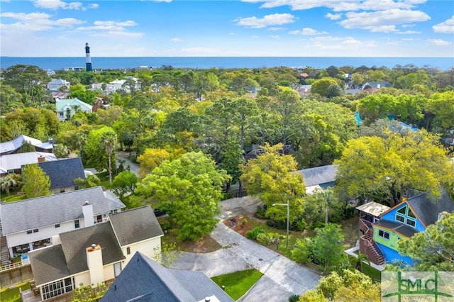 12 Carpenter Rd, Tybee Island, GA 31328 - aerial perspective of suburban area with a nearby body of water