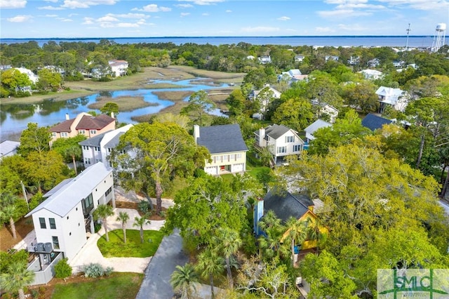 12 Carpenter Rd, Tybee Island, GA 31328 - aerial perspective of suburban area with a large body of water