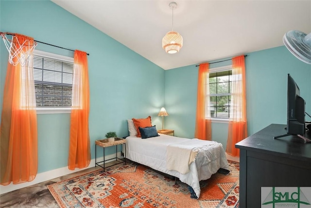 512 Winwood Pl, Savannah, GA 31419 - bedroom featuring lofted ceiling and baseboards