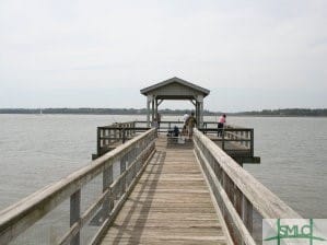 121 Steerforth Rd, Savannah, GA 31410 - view of dock featuring a gazebo and a water view