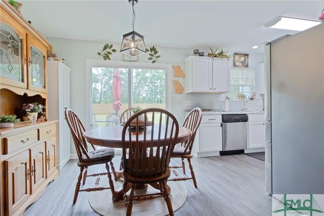 209 Bull St, Glennville, GA 30427 - dining room with recessed lighting and light wood-style flooring
