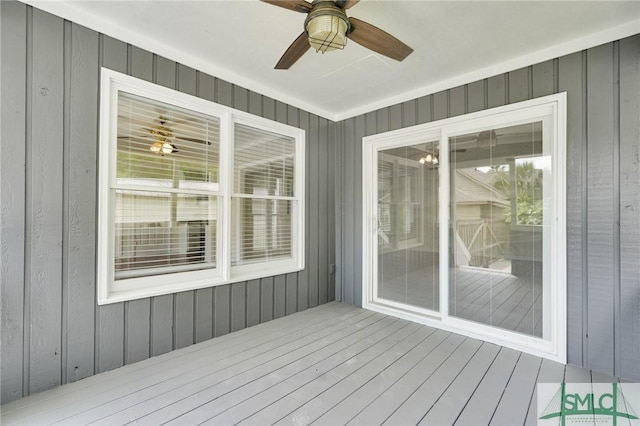 116 Rose Dhu Way, Savannah, GA 31419 - wooden deck with ceiling fan