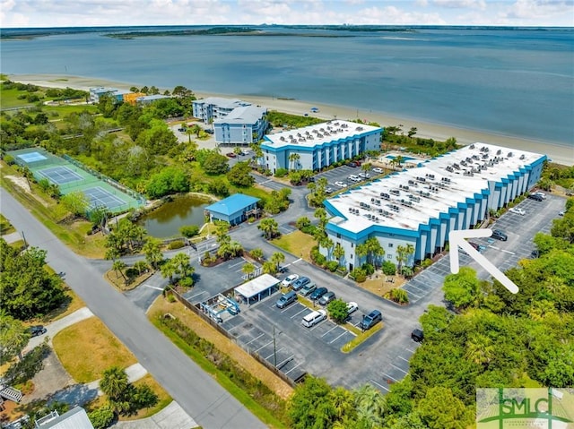 1217 Bay St Unit 230A, Tybee Island, GA 31328 - drone / aerial view with a water view