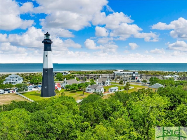 1217 Bay St Unit 230A, Tybee Island, GA 31328 - aerial view featuring a water view