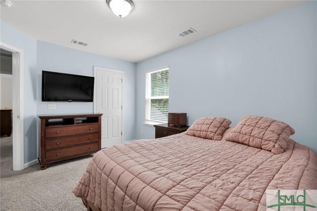 378 Southwilde Way, Pooler, GA 31322 - bedroom with baseboards, light colored carpet, and visible vents