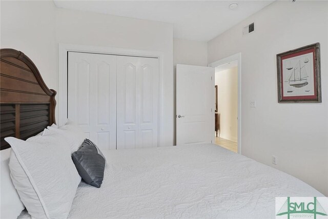 1609 Strand Ave Unit 206, Tybee Island, GA 31328 - bedroom featuring a closet