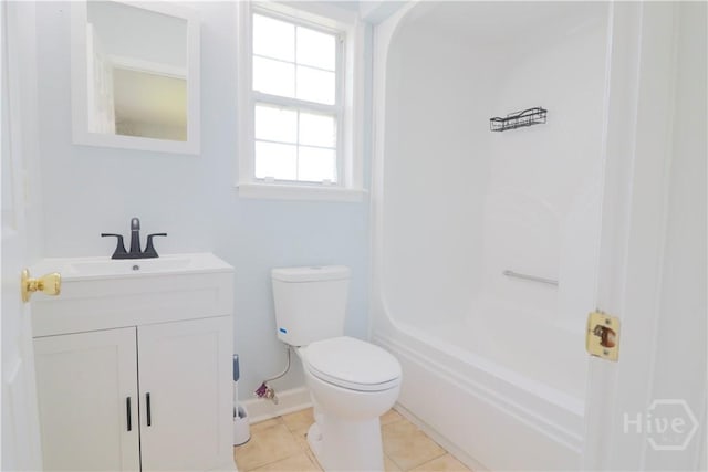 309 Wilkinson Rd NE, Ludowici, GA 31316 - full bath featuring vanity, toilet, shower / bath combination, and tile patterned floors