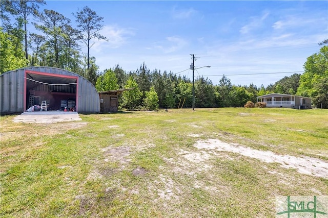 1173 Ga Highway 21 N, Springfield, GA 31329 - view of yard featuring a pole building and an outdoor structure