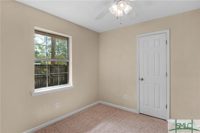 53 Kevin Rd, Hinesville, GA 31313 - carpeted empty room with a ceiling fan and baseboards