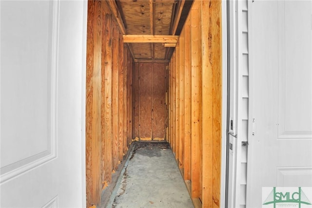 view of storage room